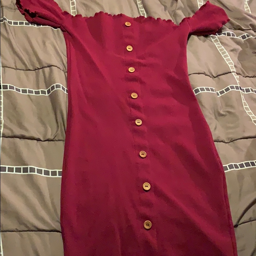 Off the shoulder dress